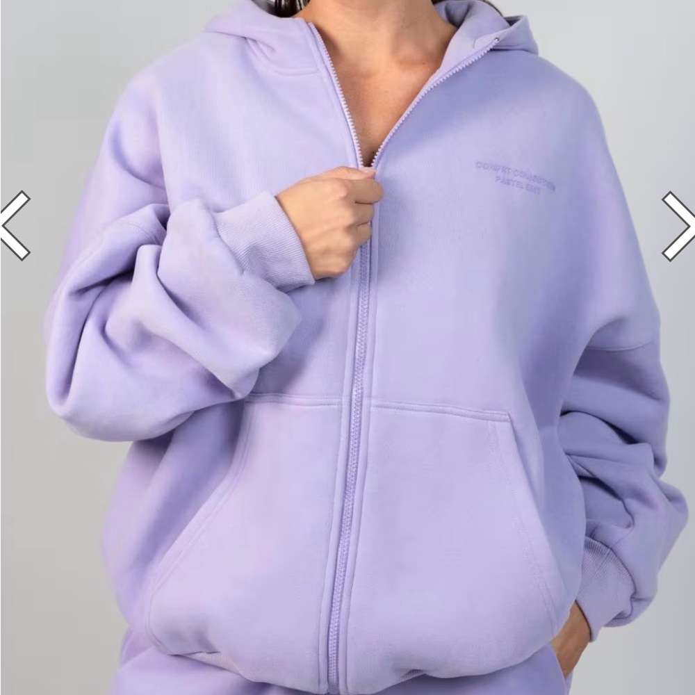 Lavender Comfrt Cloud Zip Up